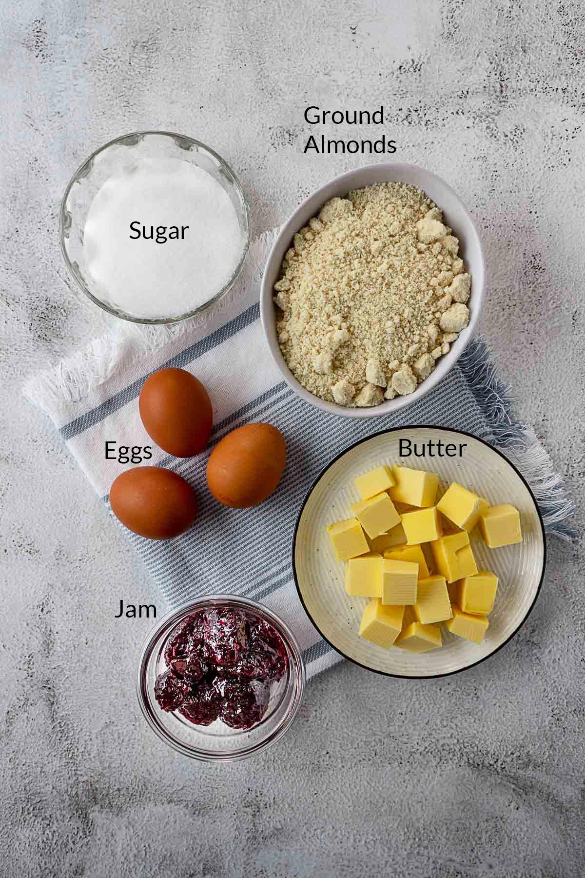Bakewell Tart Filling Ingredients