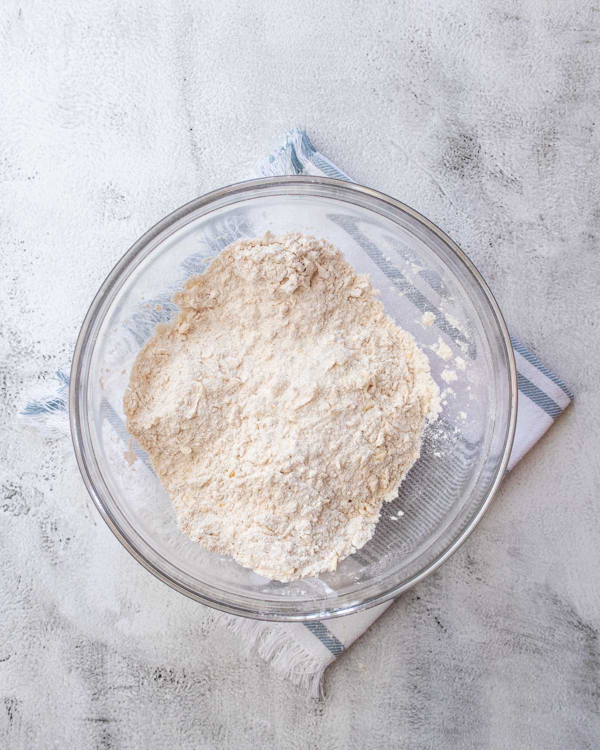 Step 3 - Butter Rubbed into Flour