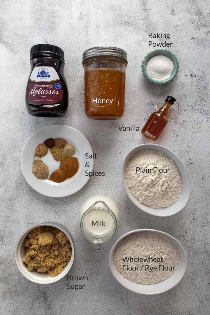 Ontbijtkoek Ingredients