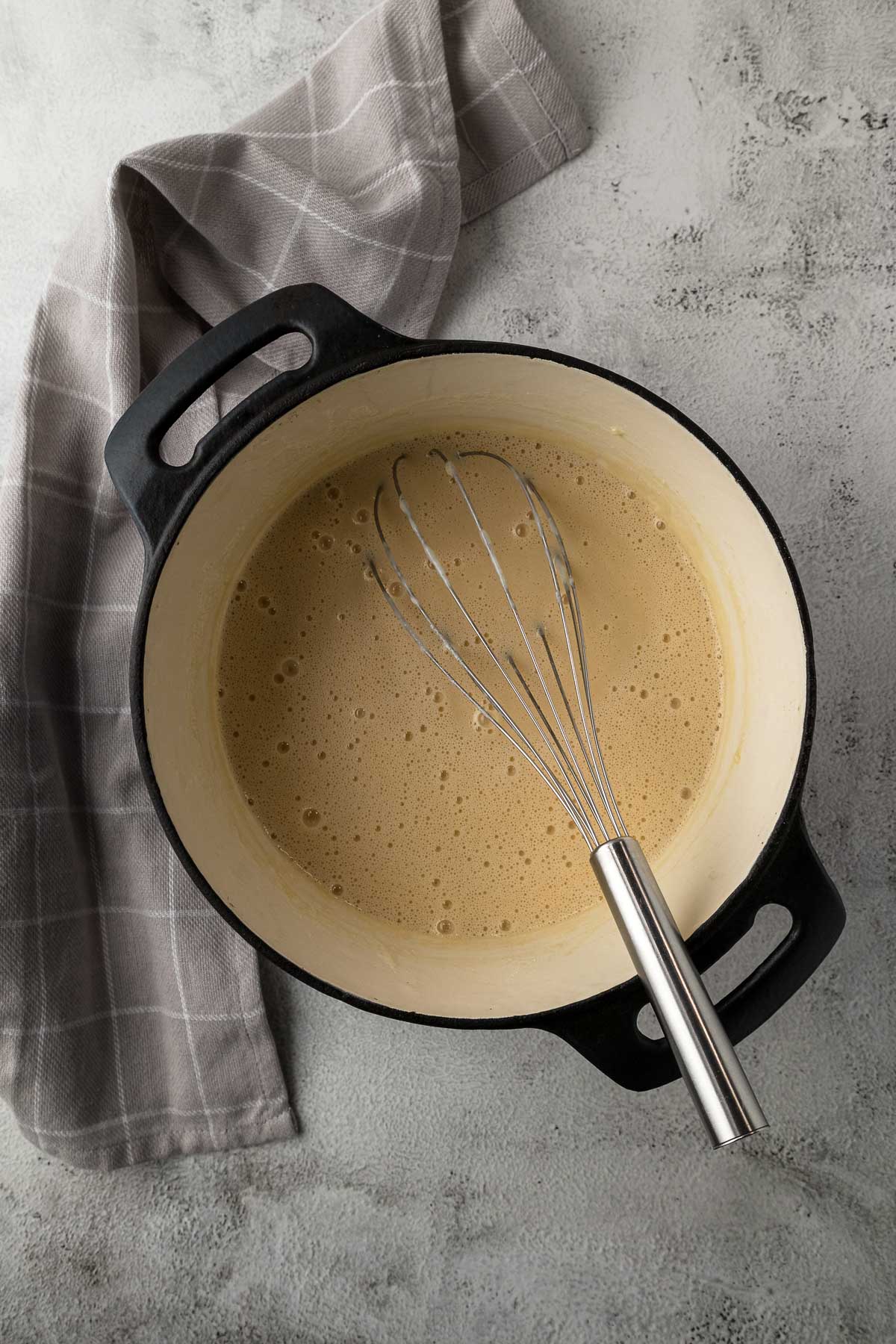 cooked milk tart filling