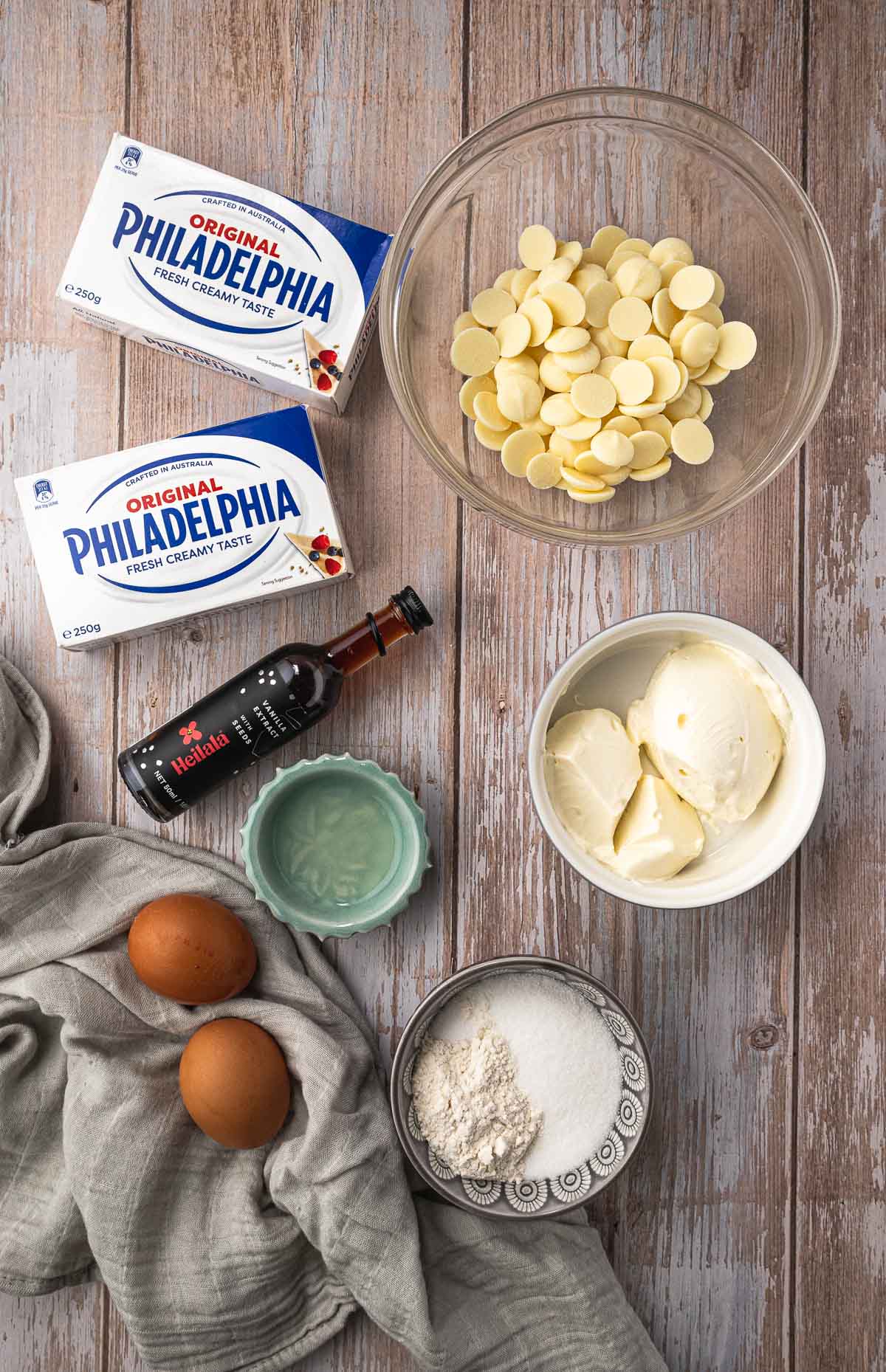 Cheesecake filling ingredients
