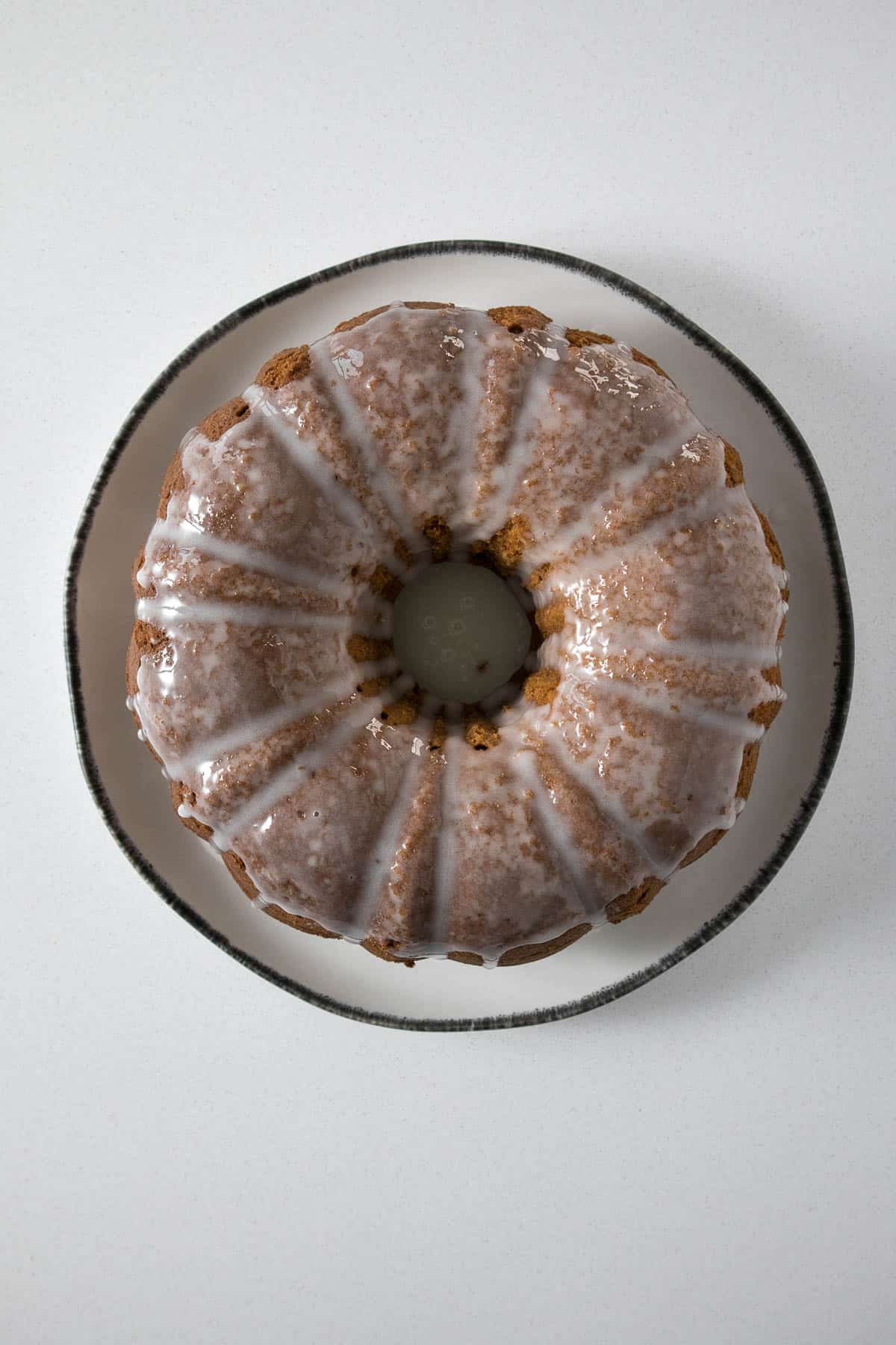 Step 9 - glazed cinnamon bundt cake.