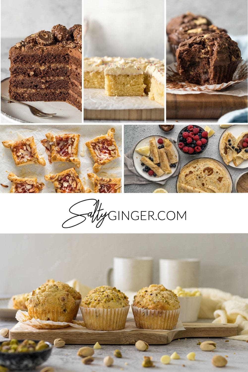 Pin - saltyginger.com collage of recipes.