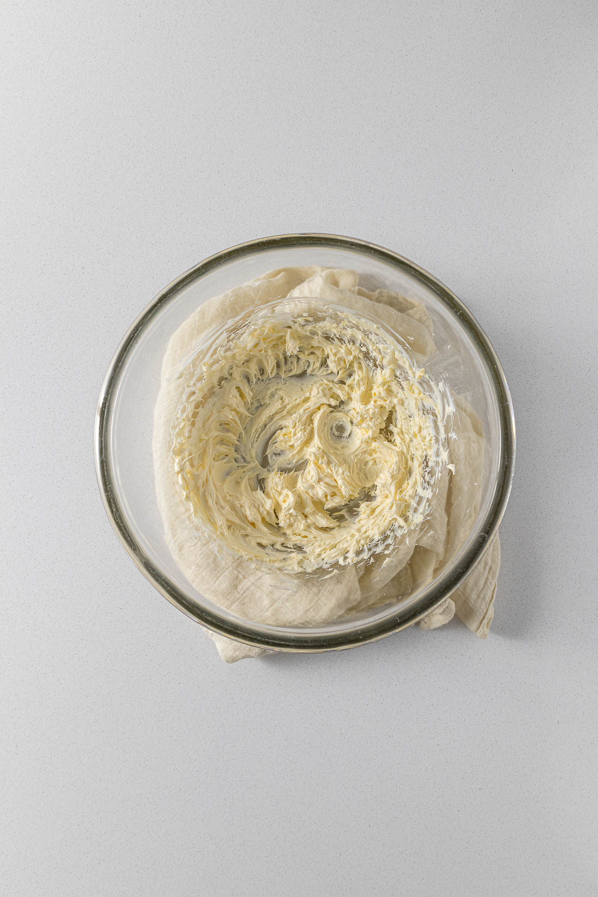 Step 9 - Butter and cream cheese beaten together until smooth.