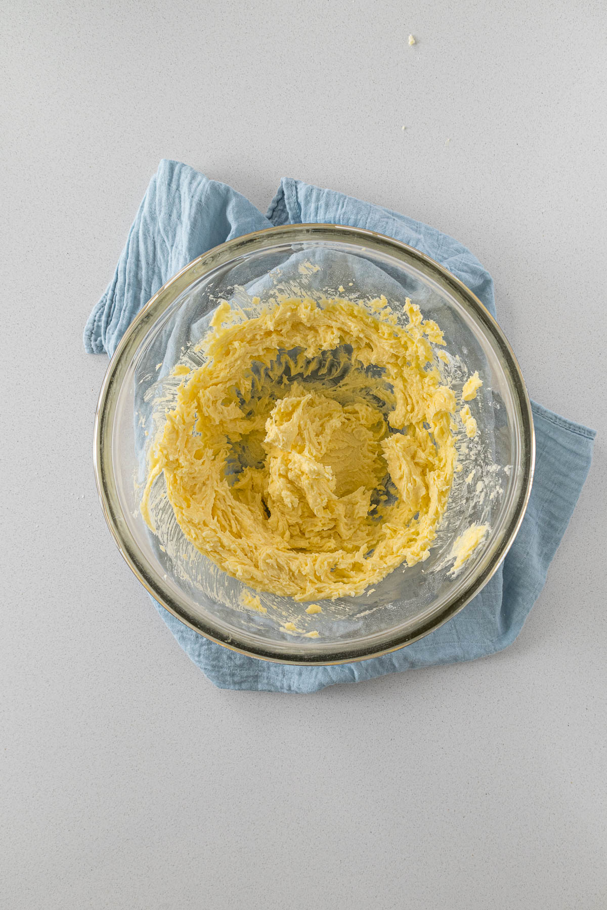 Step 3 - creamed butter and sugars.