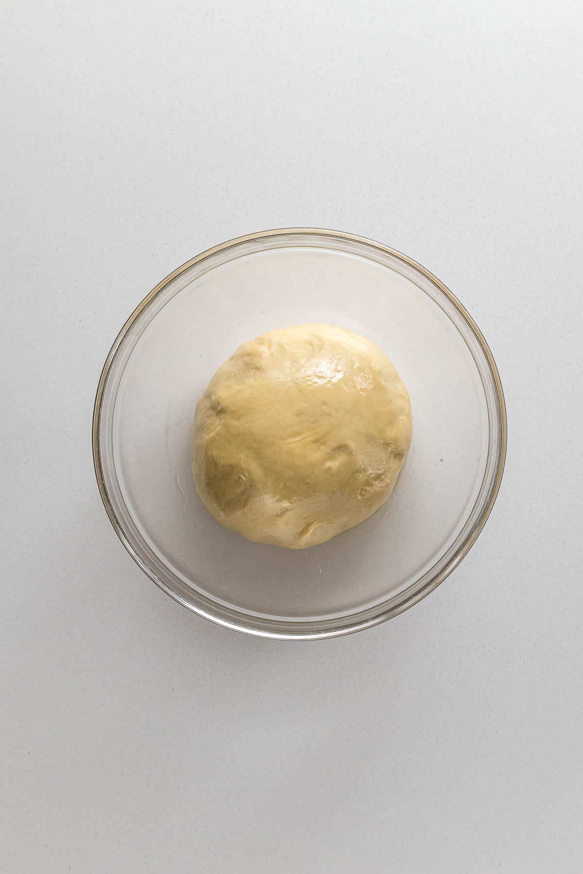Step 5 - dough placed into a lightly oiled bowl for proofing.